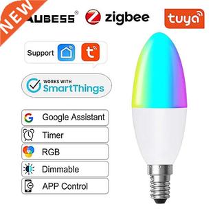 E14 Candle Tuya Zigbee AUBESS Light LED Smart Bulb