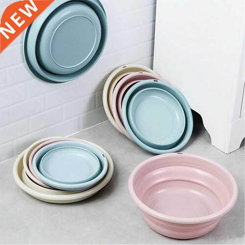 Portable Folding Bucket Camping Washbasin Basin PP