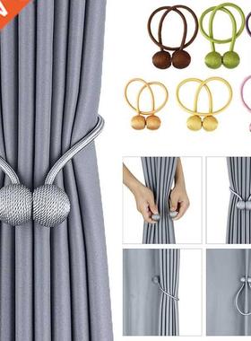 1Pc Magnetc Curtan Holder Bule Clp Wndow Accessores C