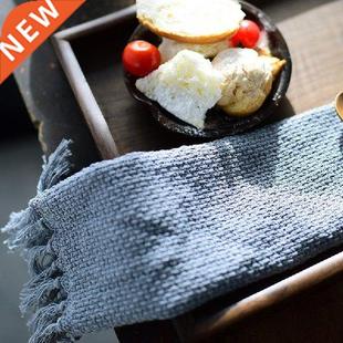 High-quality Table Napkins Tassel Waffle Table Napkin