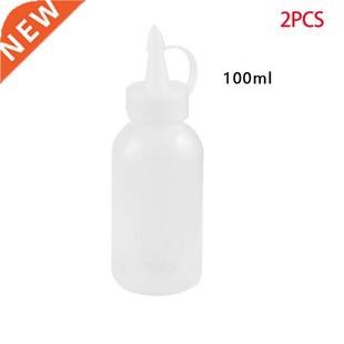 2 Pieces Squeeze Bottle Oil Sauce Storage Bottle Plastic 100