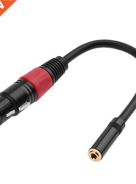 0.2m XLR 3 Pin Female to Mini 3.5mm TRS 1/8inch Female Stere
