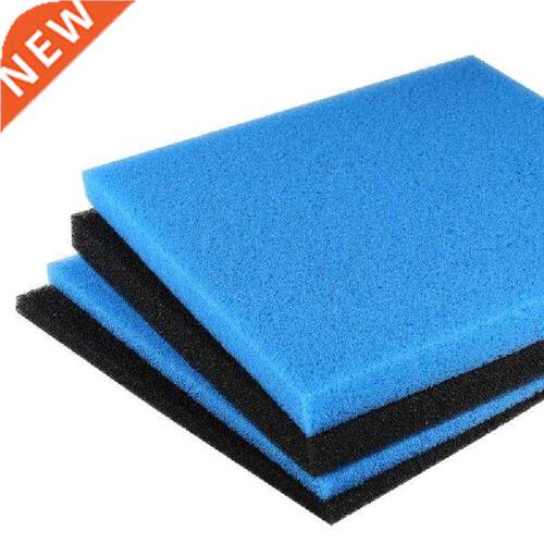 30cmx50cmx2cm Black Blue Filtration Foam Aquarium Fish Tank