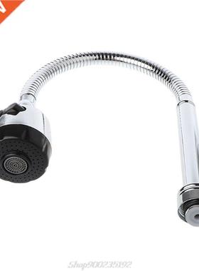 Kitchen Bar Faucet Hose Double Hole Water Zinc Alloy Replac