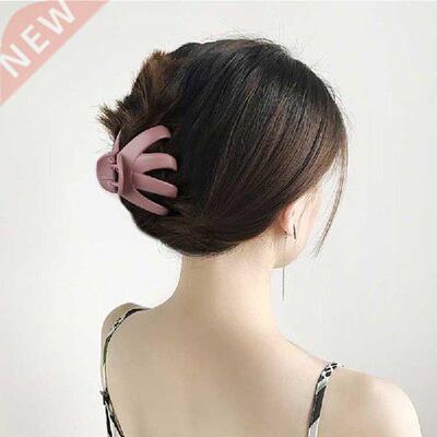 1PC Solid Geometric Hollowing Large Hair Claw Crab Clamp