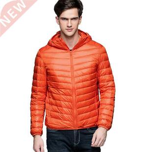 Man Winter Autumn Jacket White Duck Down Jackets Men Hooded