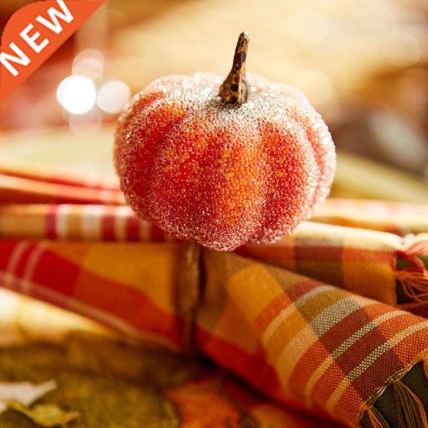 Pumpkin Table Buckle Buckles Decor Dinner Props Rings