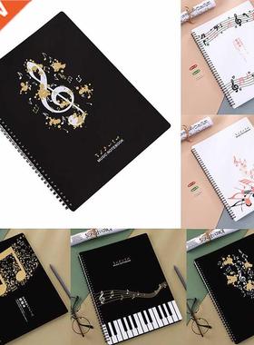 60 Pages A4 Music Score Coil Folder Document Practice Piano