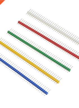 10PCS 3A Pin Connector Male 2.54mm Pitch Pin Header Strip Si