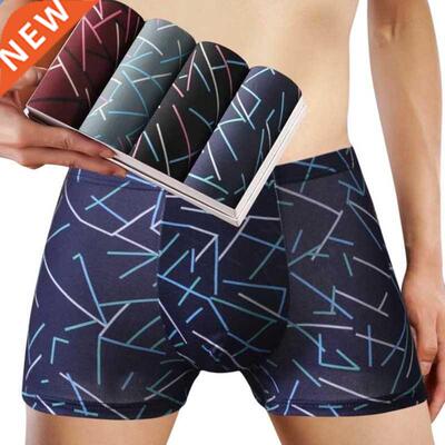 4PCS/Lot Boxer Underwear Men Homme Brand Mens Underpants Mal