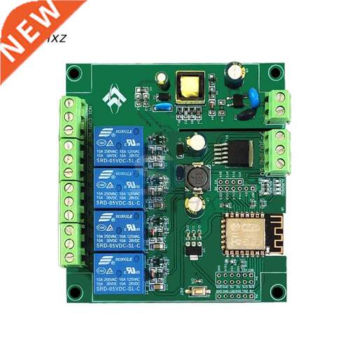 AC 90-250V/DC 7-30V ESP8266 WIFI Four-Way Relay Module ESP-1