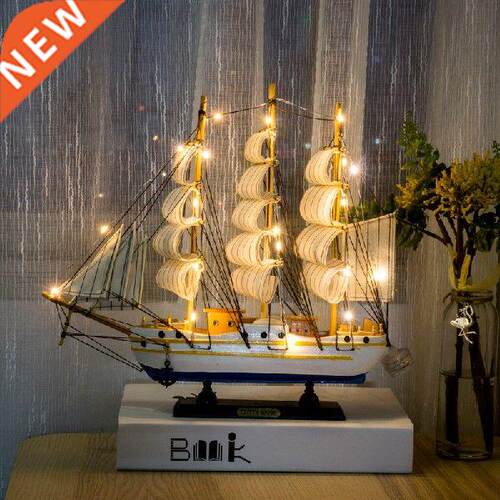 Home Creative Crafts Decorations Sailing Boat TV Wine