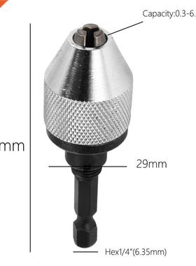 Arriva 0.3-6.5mm Keyless Drill Chuck Screwdriver Impact Driv