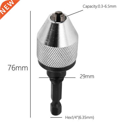 Arriva 0.3-6.5mm Keyless Drill Chuck Screwdriver Impact Driv