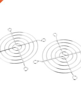 2 x Metal Wire Finger Guard Protection Grid 80 mm PC Fan Coo