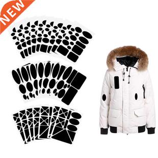 Self Adhesive Black Patches For Down Jackets Pants T-shirt C