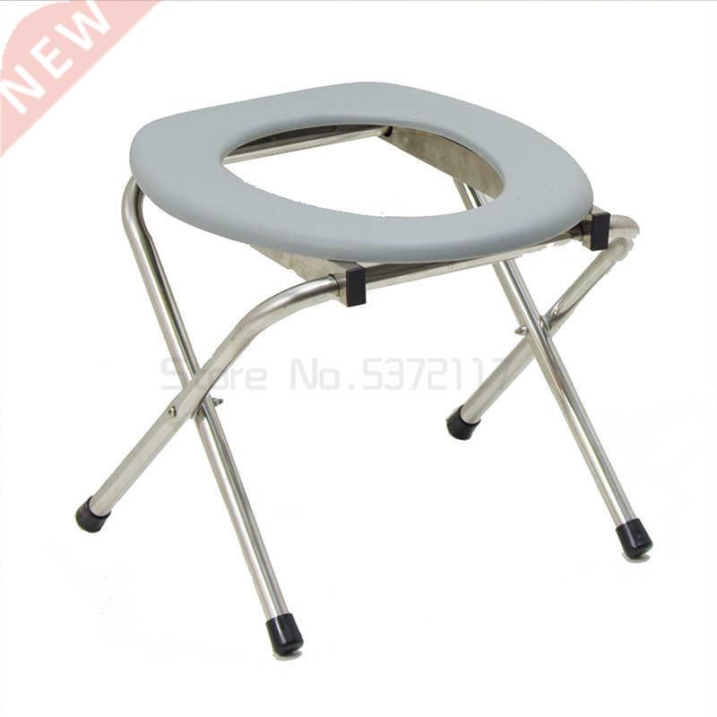 Foldable Commode Chair Bedside Potty Chair For Elderly