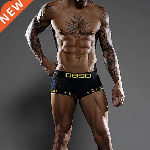 Men Boxer Underwer Cuec Msculin Boxers Mesh Brethble C