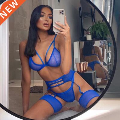 Lingerie Set Women's Intimates Lace Mesh Plus Size Underwear
