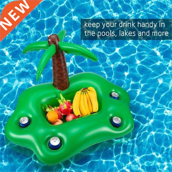 Inflatable Po Float Drink Hder Beverage Salad Fruit