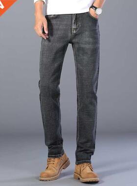 Thoshine Brand Spring Summer Men Thin Jeans Straight Slim Fi