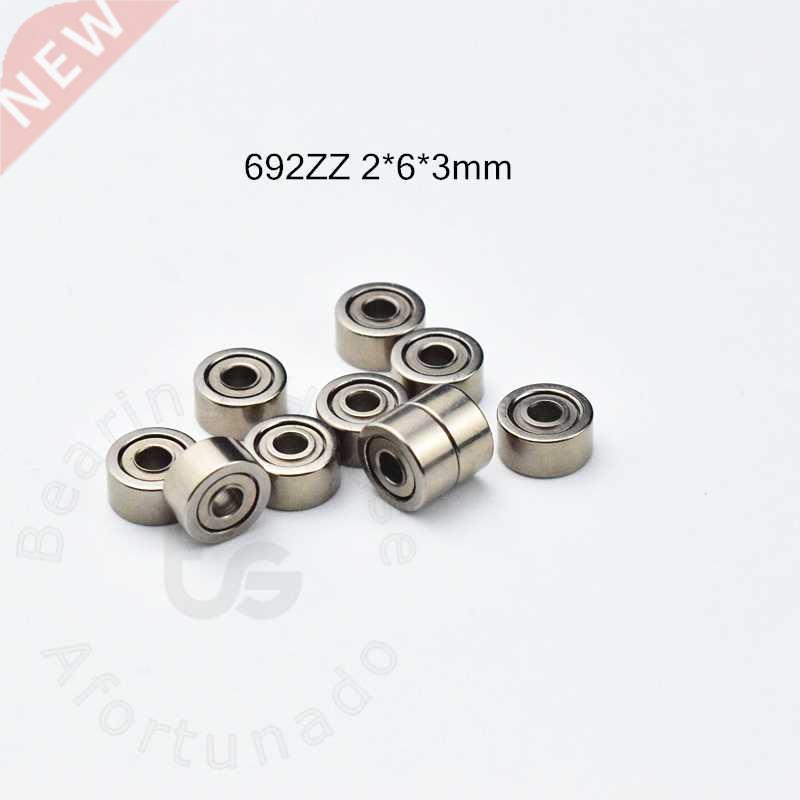 Miniature 10pcs 692ZZ 2*6*3(mm) free shipping chrome steel