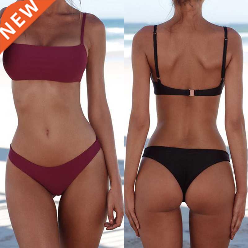 Bikini Swimsuit Beachwear Push Up Padded Bra Top G- String P