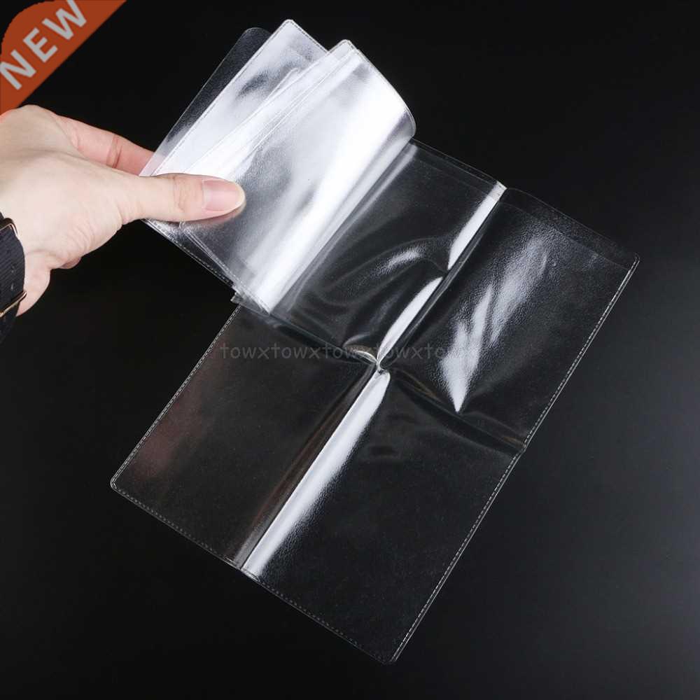 12x9cm PVC Transparent Auto Documents Cover Russian Driver&a