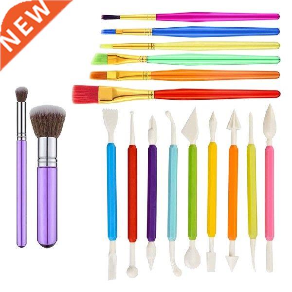 New 17Pcs Cake Decorating Brushes Fondant Modeling Tools