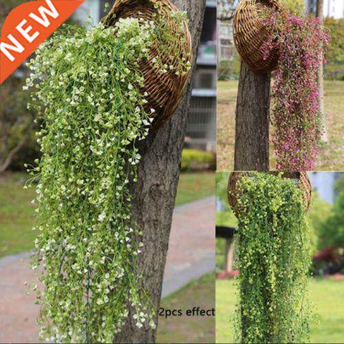 ashion Plastic Flower Artificial Hanging Plant Pot Basket