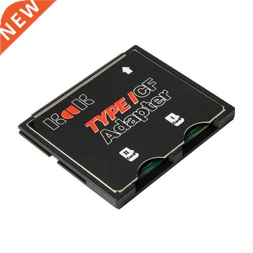 Durable Dual Slot SDHC SDXC TF to CF Adapter Compact Flash T