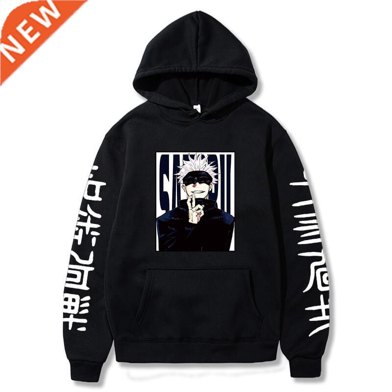 Jujutsu Kisen Hoodies nime Hrjuku Storu Gojo Grphic Me