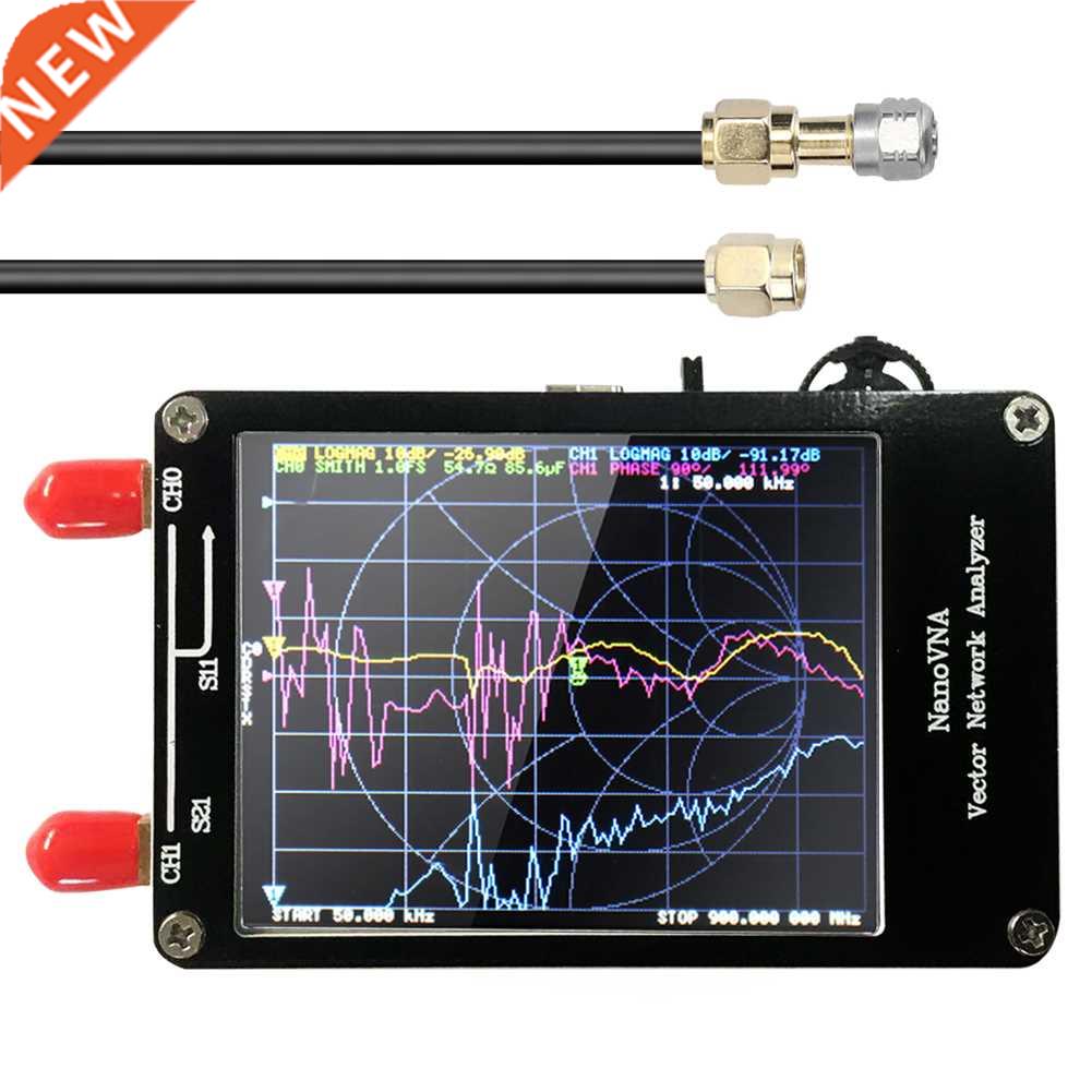 Portable Handheld Vector Network Analyzer 50KHz-900MHz Digit