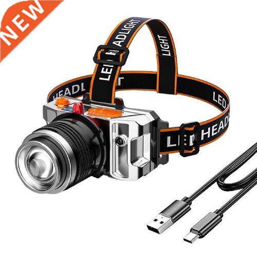 Hiking Night Cycling Wave Induction Head Torch Fishing