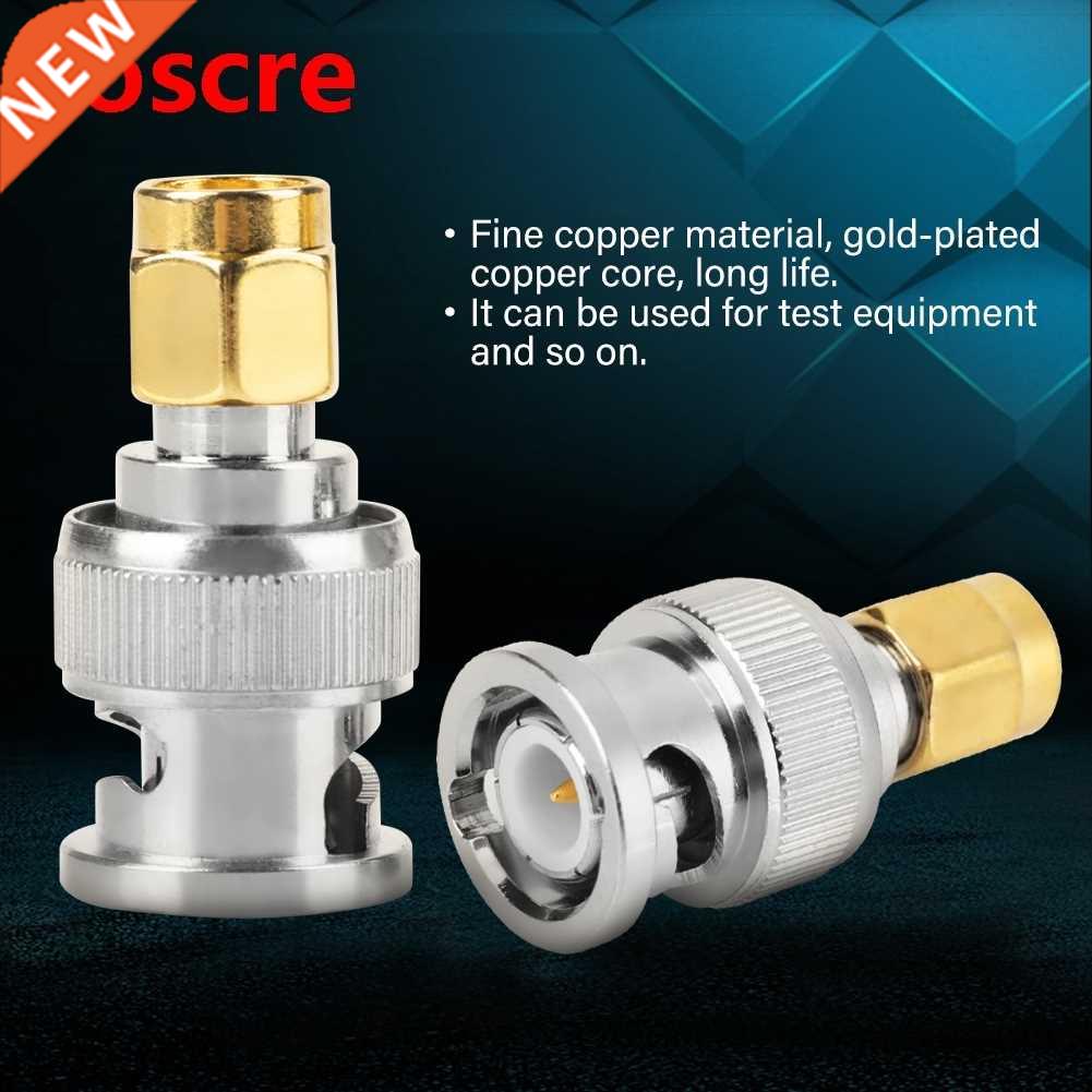 2 Pcs/Lot BNC Male to SMA Male Type Connector Adapter Test C