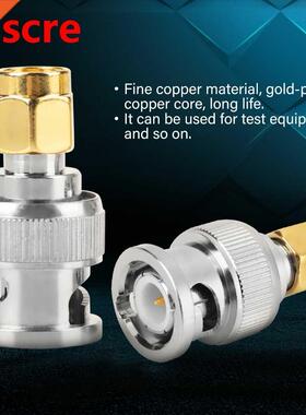 2 Pcs/Lot BNC Male to SMA Male Type Connector Adapter Test C