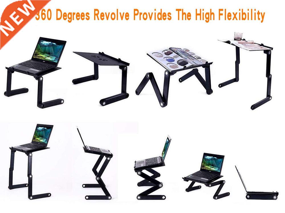 Adjustable 360 Degree Foldable Laptop Stand Desk Portable Tr