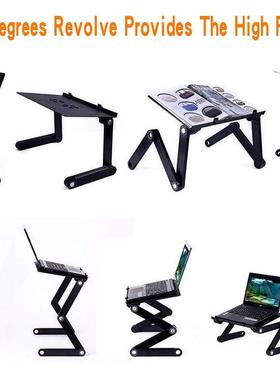 Adjustable 360 Degree Foldable Laptop Stand Desk Portable Tr