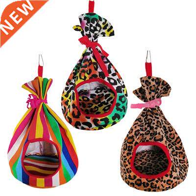 Creative Bird Parrot Soft Hammock Canvas Pocket Hanging
