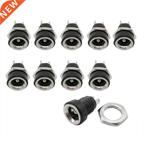 2/5/10Pcs 5.5 * 2.1mm DC Power Supply Socket Connector Panel