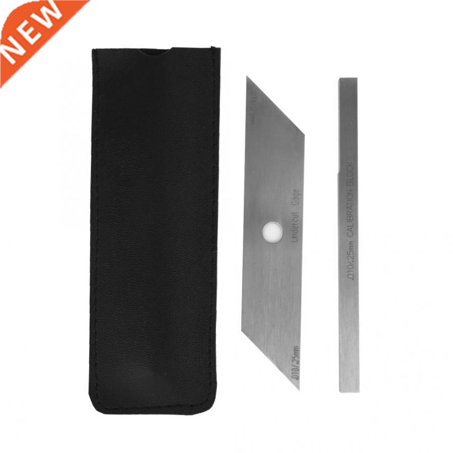 2 Pcs Undercut Gage Accurate Welding Gauge Inspection Stainl