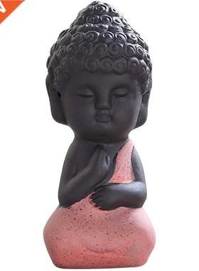Ceramic Buddha Statue Mini Zen Meditation Meditating