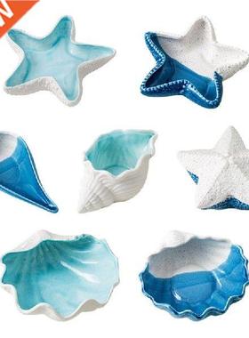 Sea Shells Decoration Desk Accessories Ceramic Storage