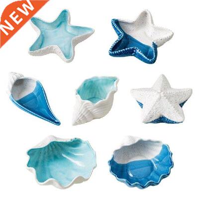 Sea Shells Decoration Desk Accessories Ceramic Storage