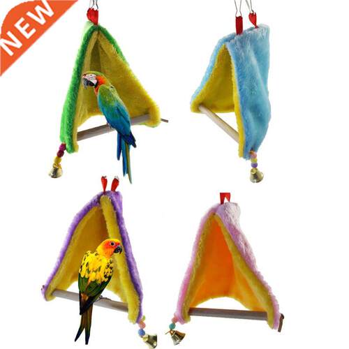 Winter Warm Bird Parrot Nest Bed Hut House Perch for