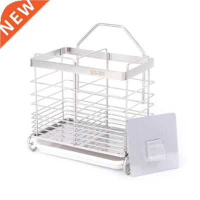 Utensil Cutlery Holder Drainer Spoons Forks Two Slots Square