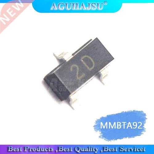 100PCS MMBTA92 SOT2 A92 SOT MMBTA92LT1G SMD Silk screen 2D