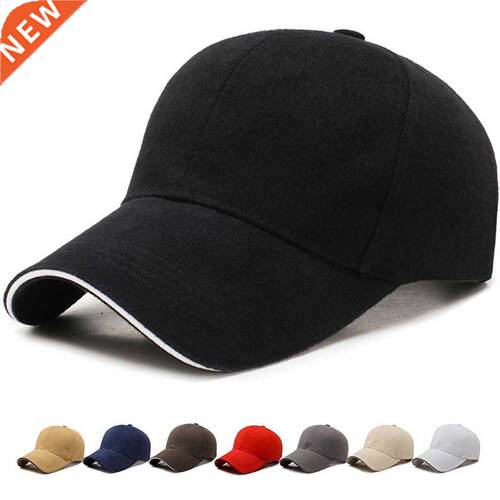 Men's Cotton Classic Baseball Cap Adjustable Buckle