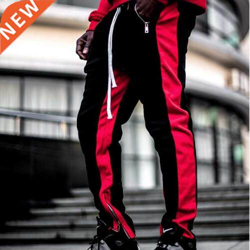 HOT 2021 Outdoor autumn winter sport striped patchwork joggi