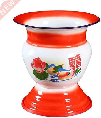 Chinese Style Fruit Basket Enamel Bowl Container for Putting